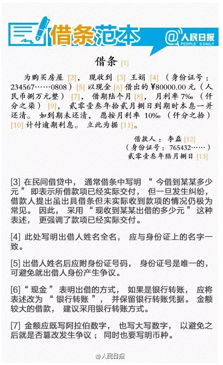 借条上不要写这三个字!否则你1毛钱也要不回来