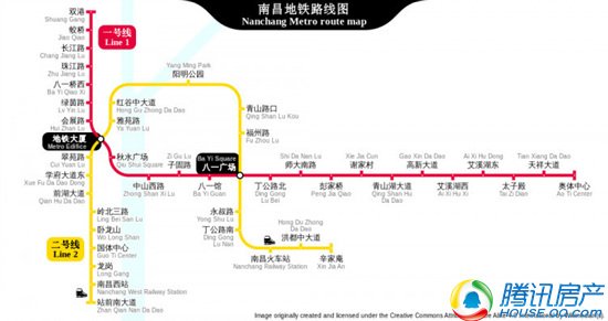 南昌地铁一号线铺轨完成95% 沿线受益楼盘详