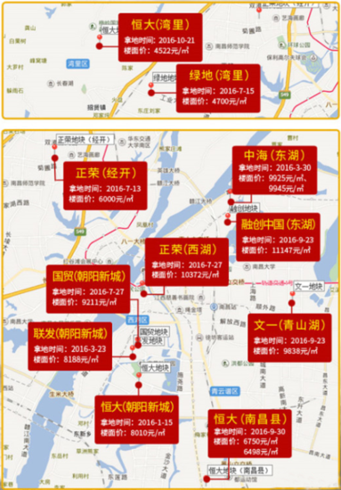 2016年南昌楼市盘点之房价篇:房价连涨10月 2