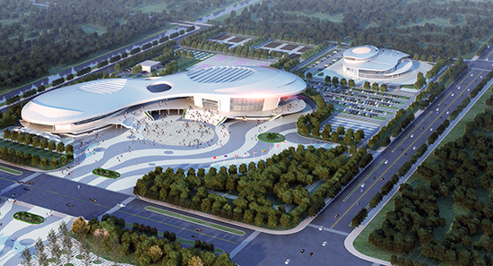 【奥体新城】城市地标--多功能体育中心_频道