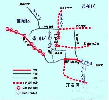 南通快速路图