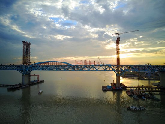 沪通长江大桥实现第二次对接_频道-南通