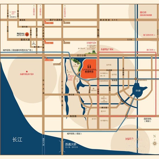 苏通滨江花苑一期已封顶 售楼处四月上旬公开