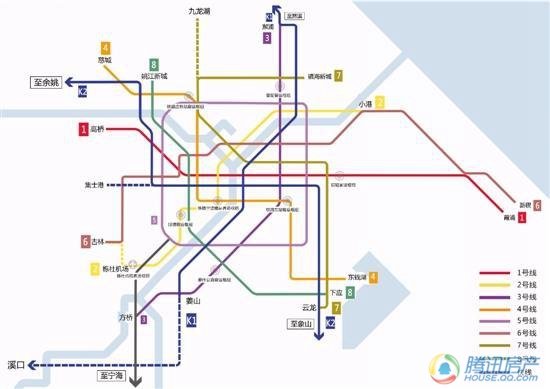 五年后宁波要建7条地铁线 地铁网络密集拉动房