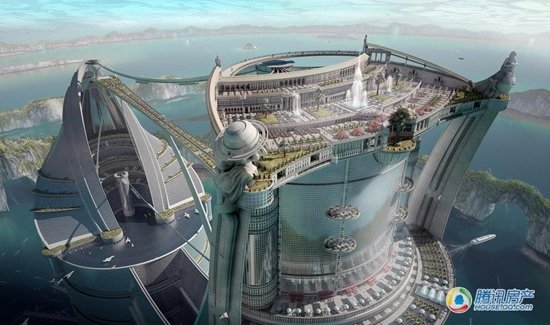 登上宁波中心兰园时光机 穿越未来100年