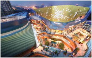 慈溪新城吾悦广场:购物中心空中艺术和商业的