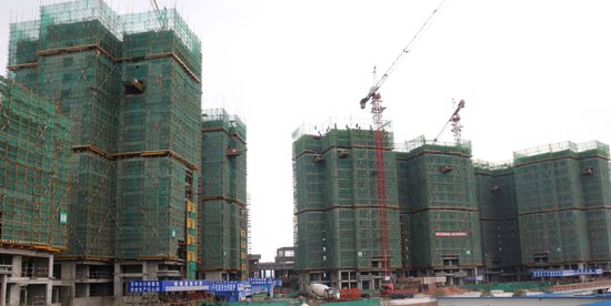 传化广场9月最新施工进程