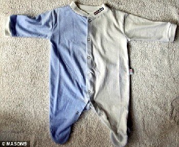 英国男子发明特殊婴儿服 体温升高时改变颜色