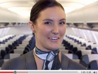 新西兰航空空姐<em>裸体</em>出演安全演示录像(图)_国
