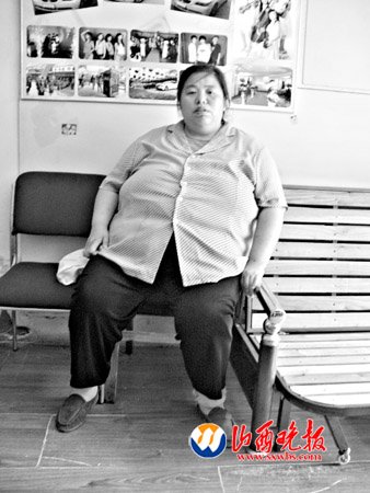 肥胖妇女四处打工 渴盼赴京求医(图)
