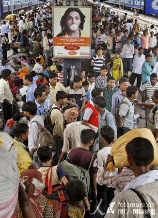 印度人口图片_2012印度人口