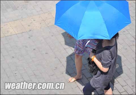 北京入伏后气温升高+明后天将迎来降雨(图)