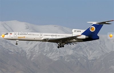 伊朗坠机机型为图波列夫式飞机154m(组图) | 每