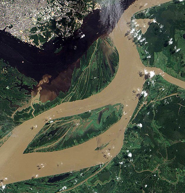 卫星捕捉的地球自然景观精彩照片 中新网