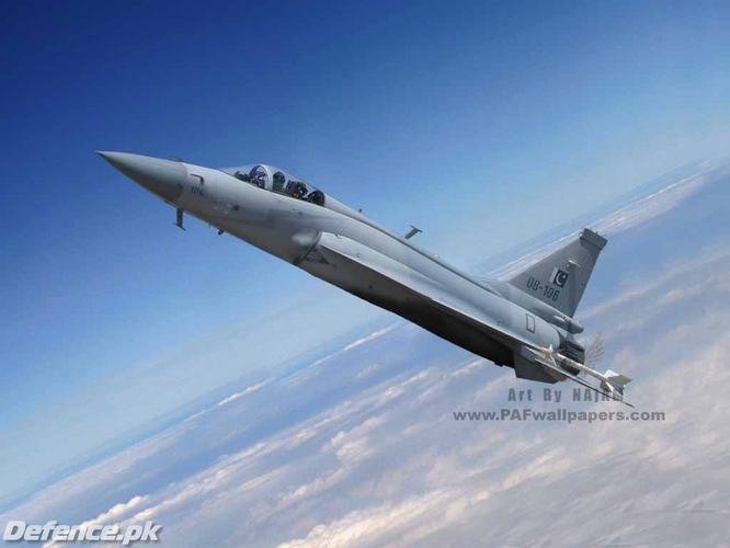 组图:巴基斯坦公布中国造 雷电 战机训练图_军
