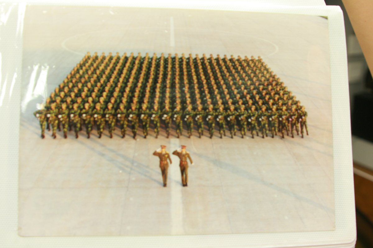 组图:99阅兵武警方队指导员江波访谈_访谈