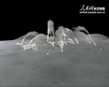 2009年:我国嫦娥一号卫星成功撞月 完成最后使
