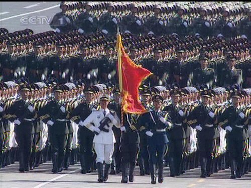 组图：三军仪仗队