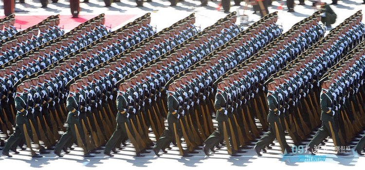 【国庆阅兵】国庆60年大阅兵之徒步方队图片精选