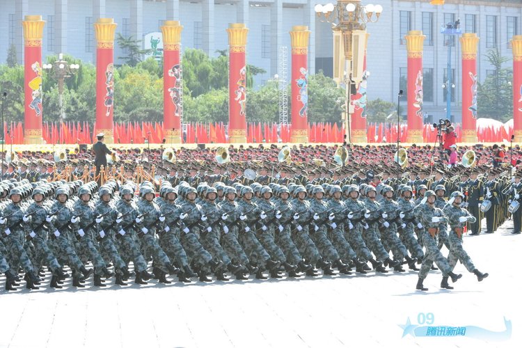 【国庆阅兵】国庆60年大阅兵之徒步方队图片精选