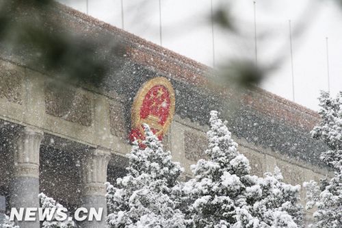 北京迎来今年入冬首场降雪 城区气温骤降(图)