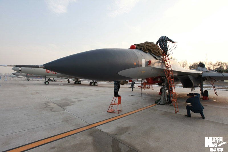 高清组图:中国空军受阅装备高调亮相沙河机场
