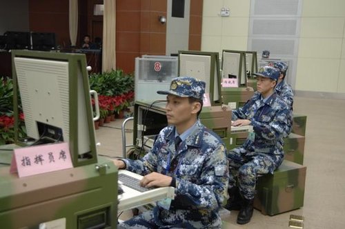组图:中国空军为司令部头脑洗脑_军事站