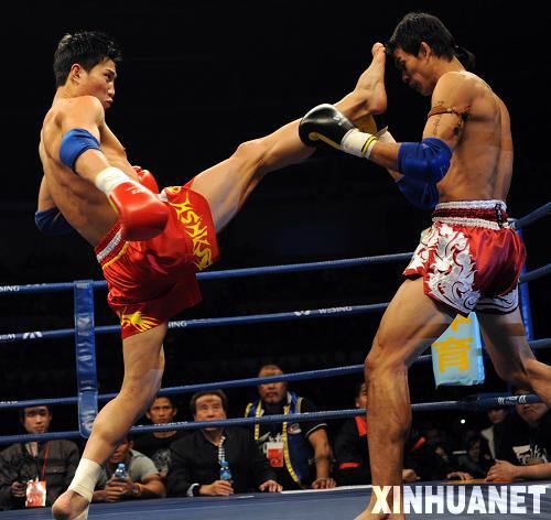 中国功夫vs职业泰拳争霸赛赛况(组图)