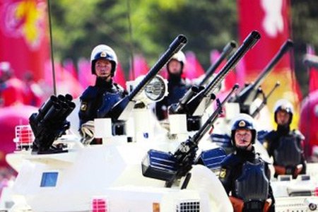 中国武警部队十年来首次易帅(组图)