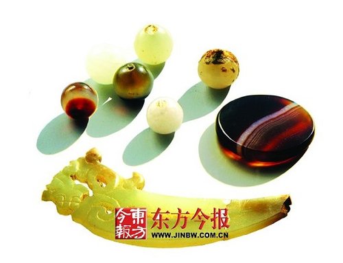 出土物中精美的水晶