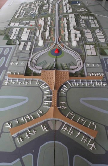 新机场建设规划示意图