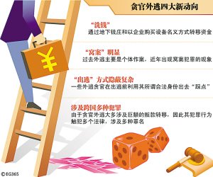 近30年我国外逃官员达4000人 人均卷走1亿元
