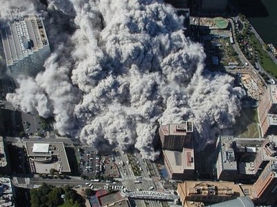 美国911恐怖袭击最新航拍照片公布(组图)