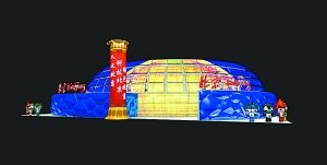 世博会北京馆采用LED屏实现变脸效果(组图)