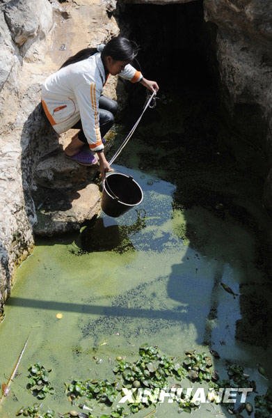 贵州干旱 150多万人饮水困难
