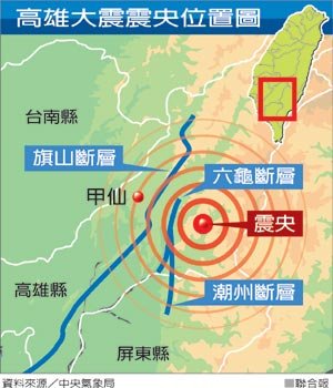 学者分析高雄地震:本岛陆地发生这么浅地震很罕见