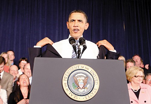 奥巴马每天收信四万 一半骂我白痴