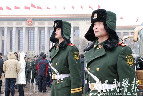 圆满完成勤务武警北京总队两会执勤回眸