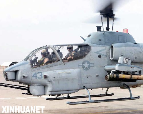 ah-1w超级眼镜蛇武装直升机 [资料图片]
