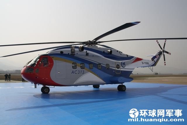 高清组图:国产ac313大型民用直升机首飞成功