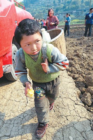 云贵川桂渝旱灾 2千万人饮水困难(组图)