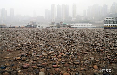 重庆干旱 嘉陵江与长江水位持续下降