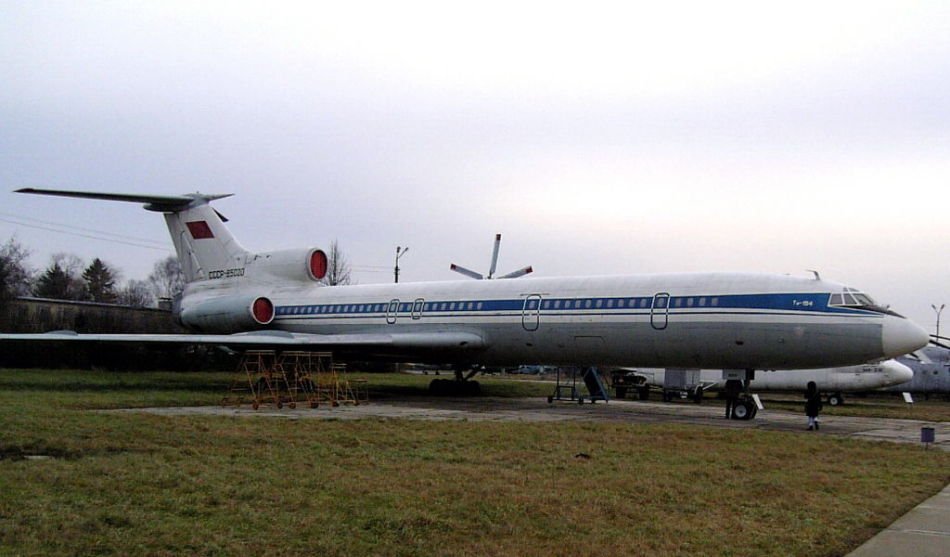 资料图:前苏联图波列夫设计局图-154中型客机