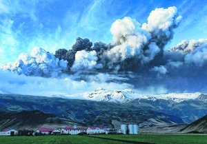 火山灰蔓延多国关闭领空 上万航班取消或延误