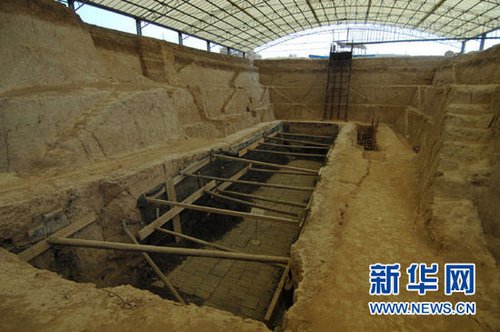西汉贵夫墓耳室内发现竹木器 疑藏“山珍海味”
