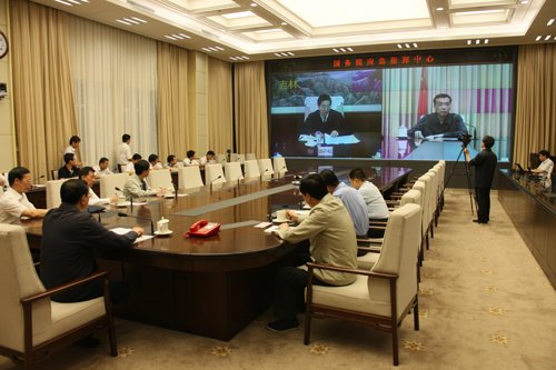 Li Kejiang holds Jilin heart benefit conference of video of accident of particularly great fire