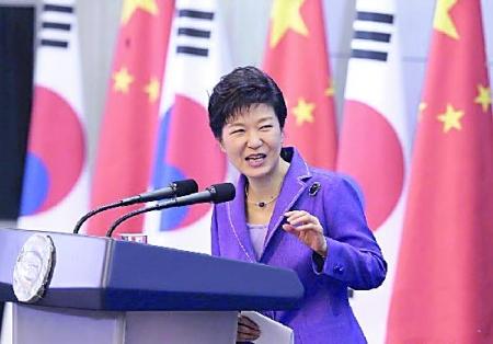 韩国总统朴槿惠将出席中国抗战阅兵活动