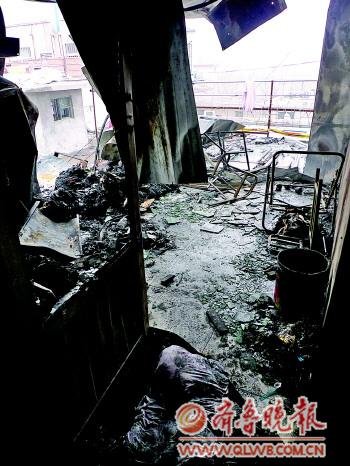 山东一宾馆疑被对街同行纵火 至少4人受伤(图)