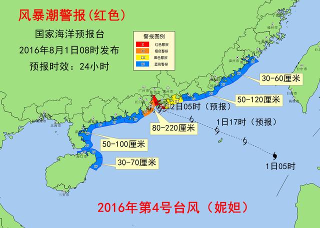 台风“妮妲”逼近珠三角 风暴潮海浪警报双双升红