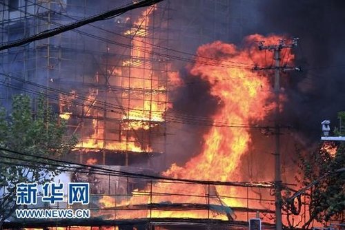 上海着火大楼工程被查出违法分包等五大问题